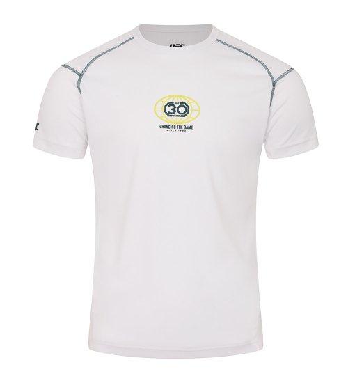 UFC 30주년 체인징 더 게임 머슬핏 반팔 티셔츠 오프화이트 U4SSU2338OW