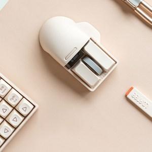 lofree 로프리 밀크티 마우스 레트로 커스텀 무선 블루투스 마우스 데스크탑 OE909, OE909 베이지 (USB-C)