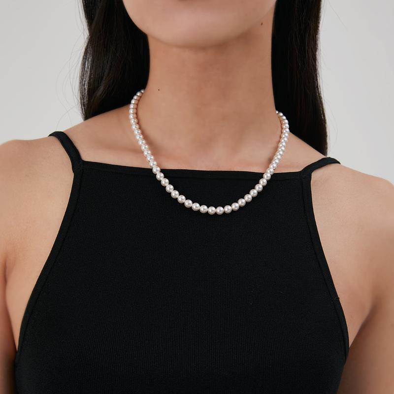 Essential Swarovski Pearl Necklace 진주목걸이