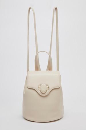 Oval school bag(Sand beige)