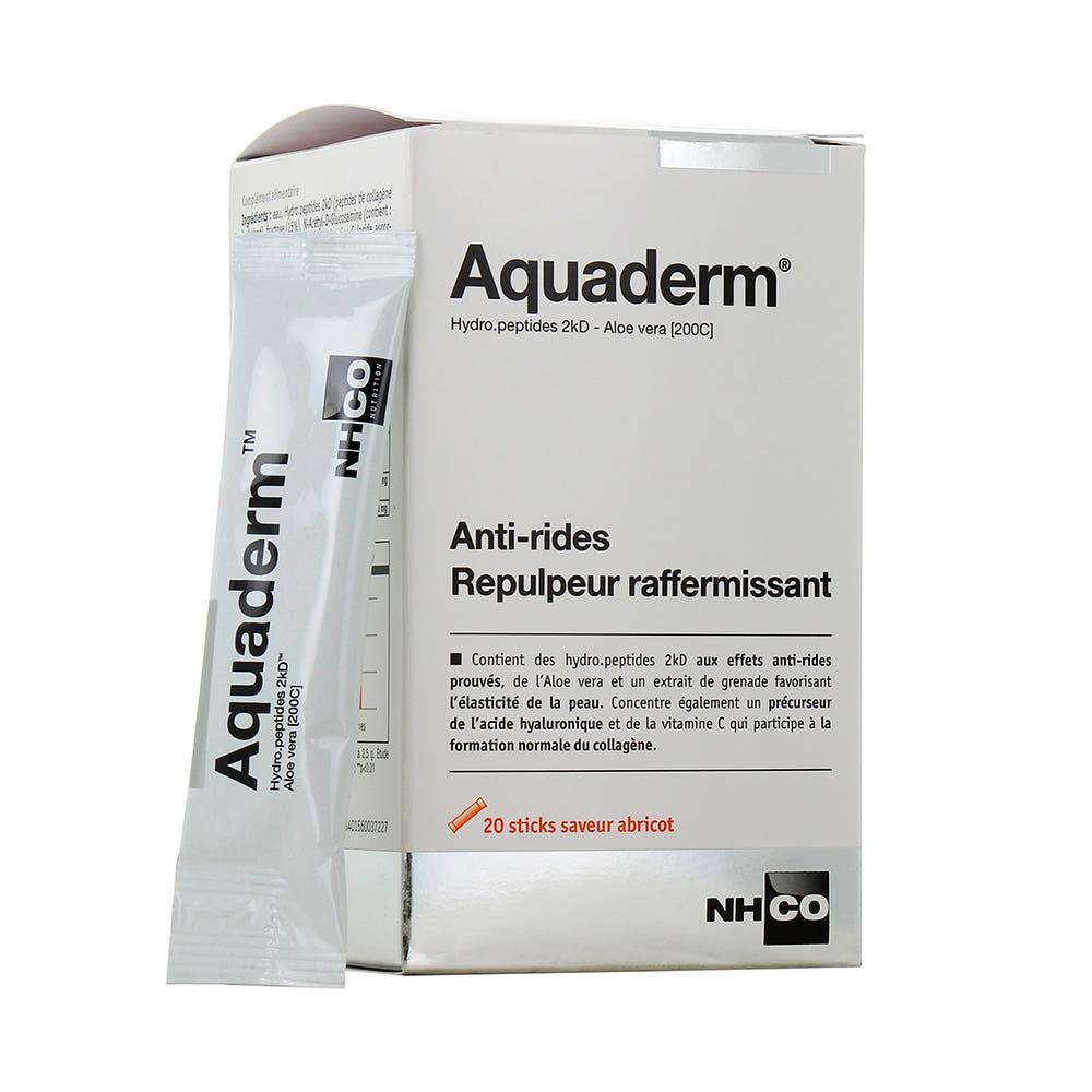 프랑스 NHCO 안티링클 아쿠아덤 콜라겐 20스틱 Aquaderm