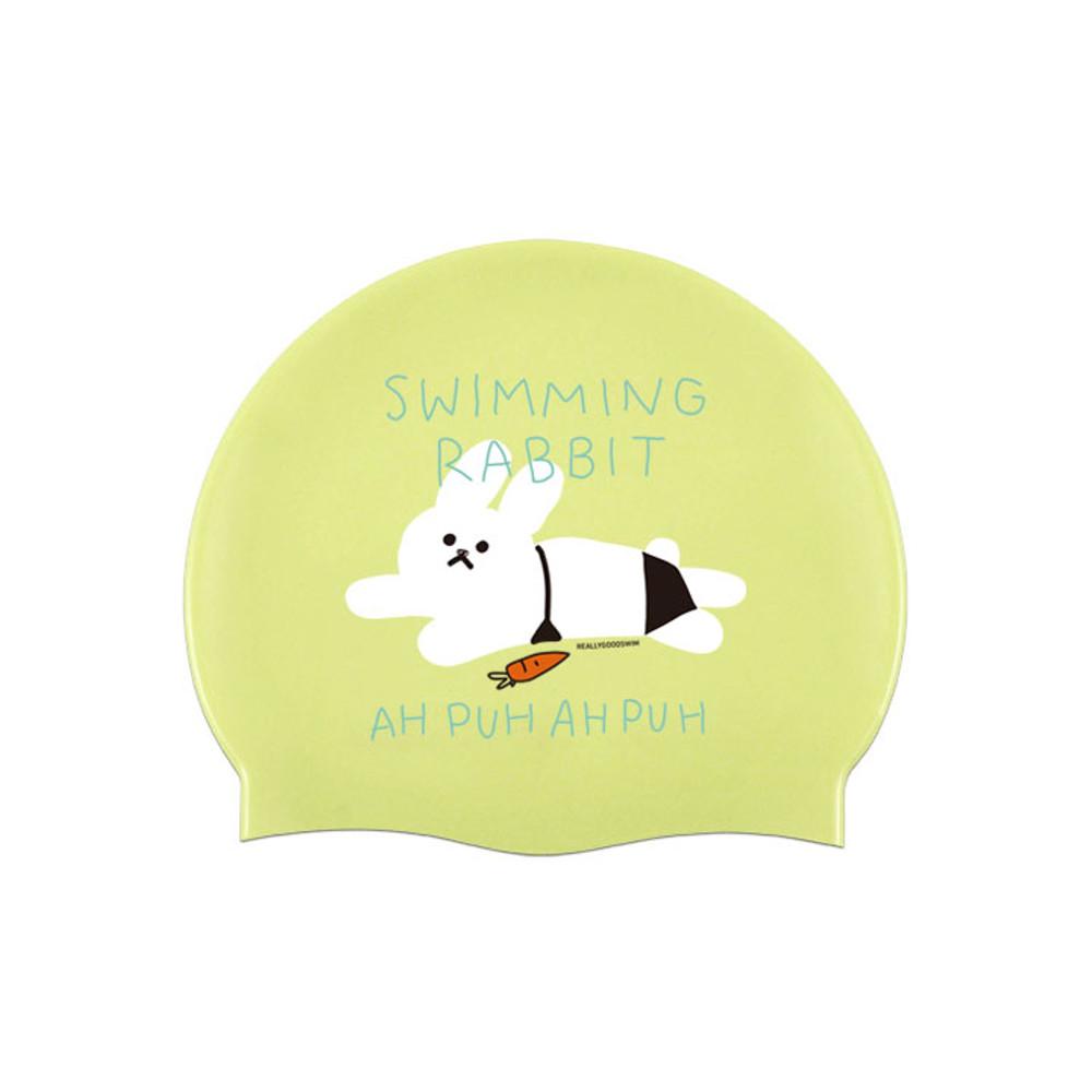 (리얼리굿스윔) 스위밍 래빗  실리콘수영모자
