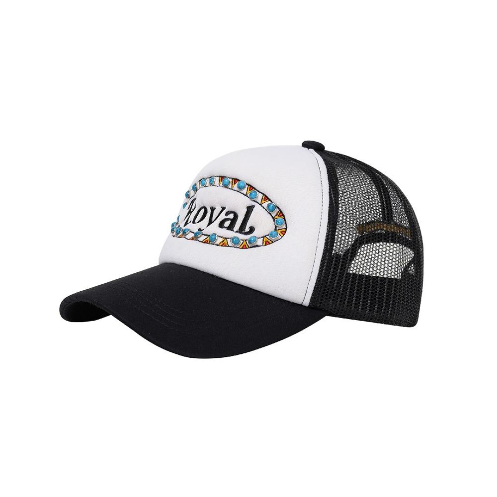 로얄 젬스톤 트러커 캡 - 블랙