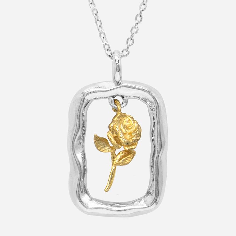 Rose Flame Necklace