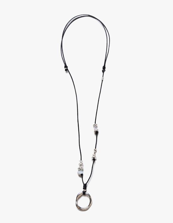 Round Pendant Necklace Ver. 02 - Black