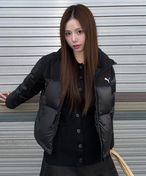 덕다운 크롭 패딩 3color