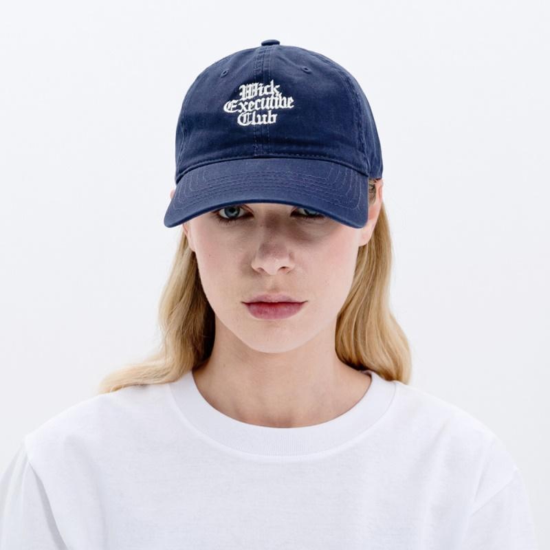 Executive 클랙식 워싱 볼캡-네이비