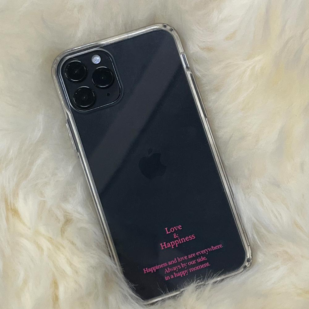 Jelly hard case - Love & happiness