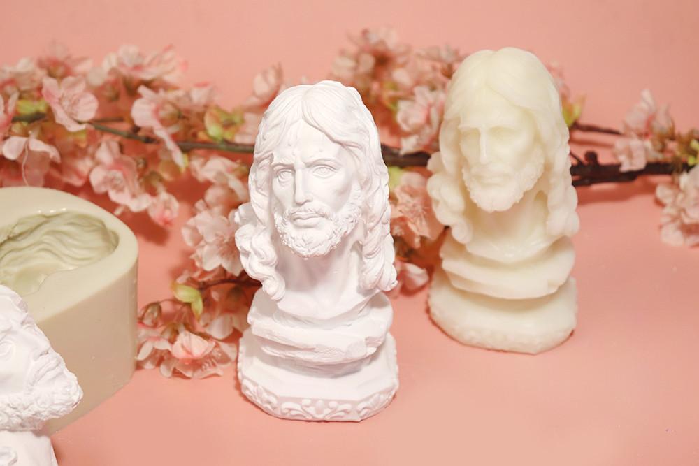 고난주간 예수님 실리콘몰드 - 조각상 종교 기독교 오브제 석고 반입체몰드