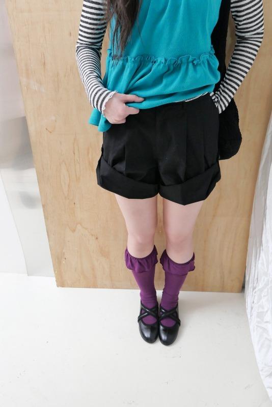 roll-up shorts (3color)