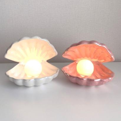 세라믹 조개 무드등