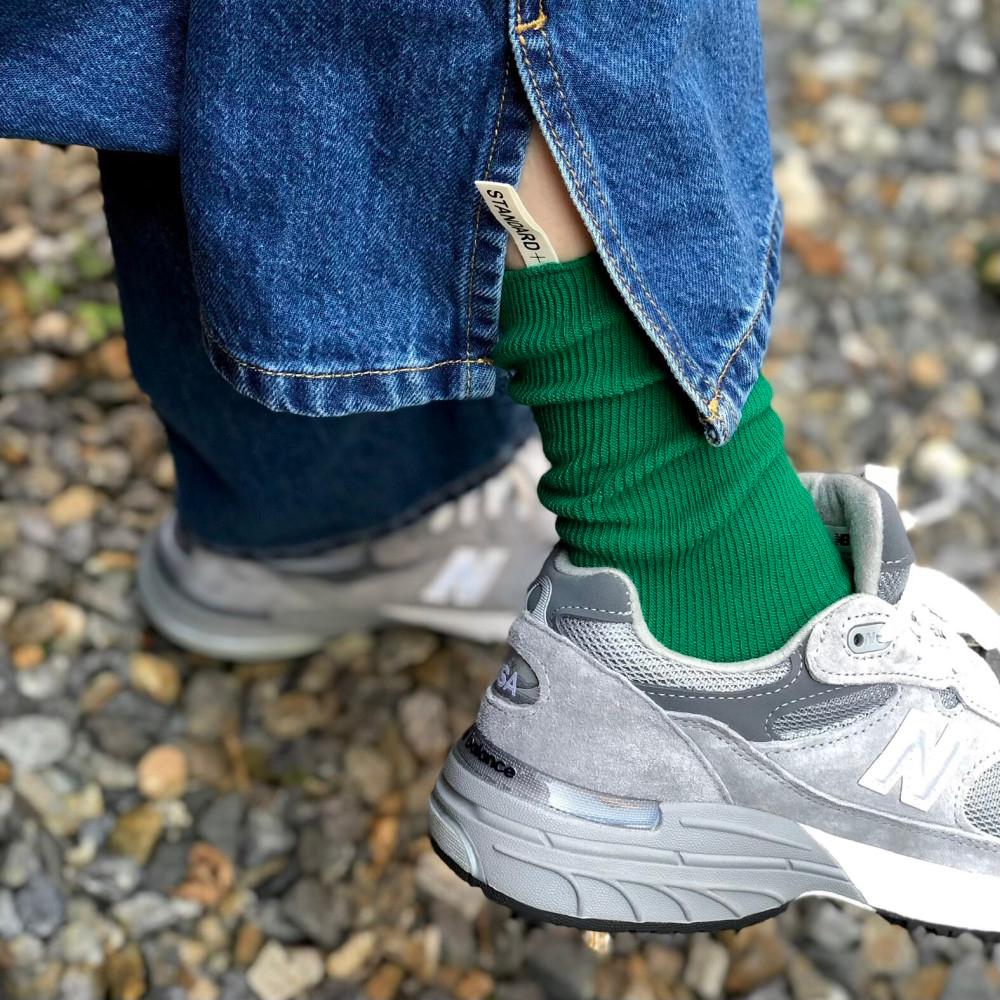 [단품] 스탠다드 골지 장목 양말(11color)