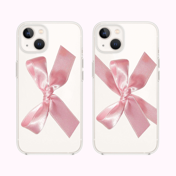 [액정필름증정] MADE BLING (전기종제작)_ 러블리 리본 디자인