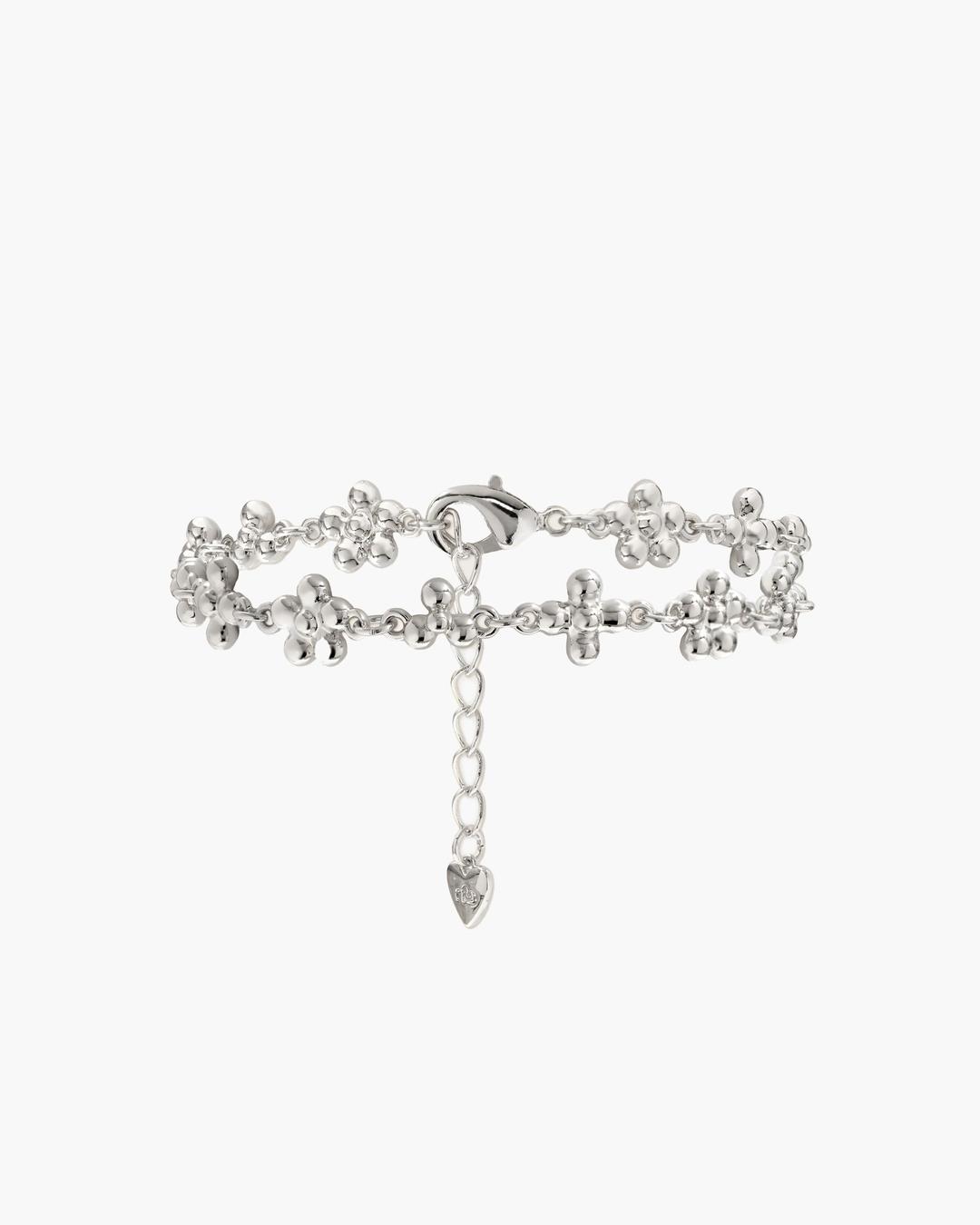 Daisy Molecule Bracelet in Silver - Silver