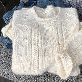 Sweet Gift of Love Sweater (Adult) pattern by Marjolijn Reuter