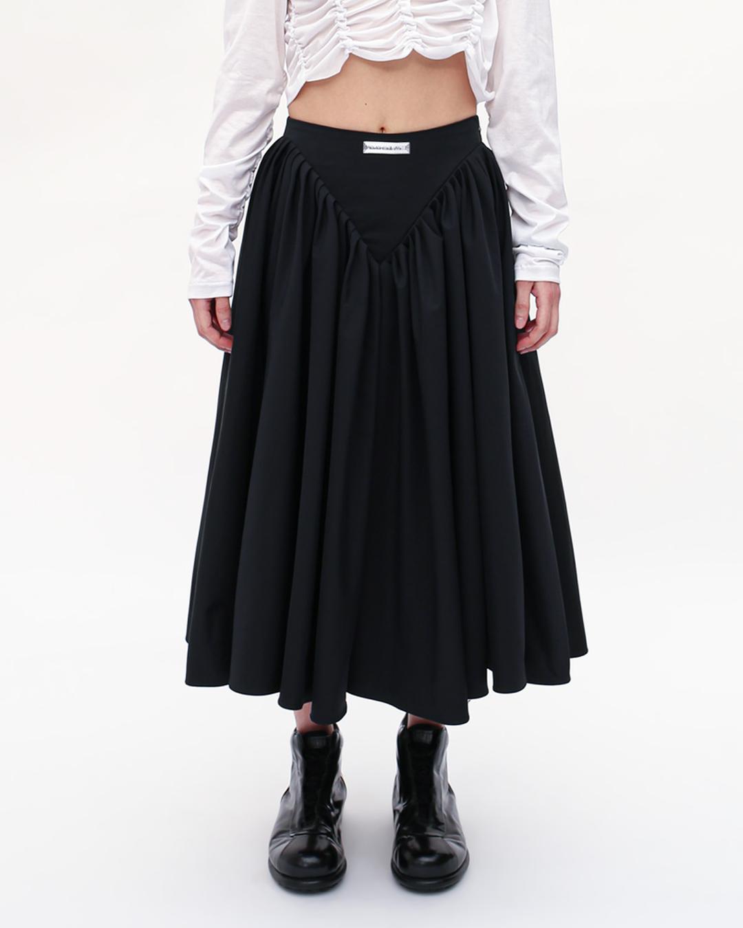 Bustier Full Skirt (Black)