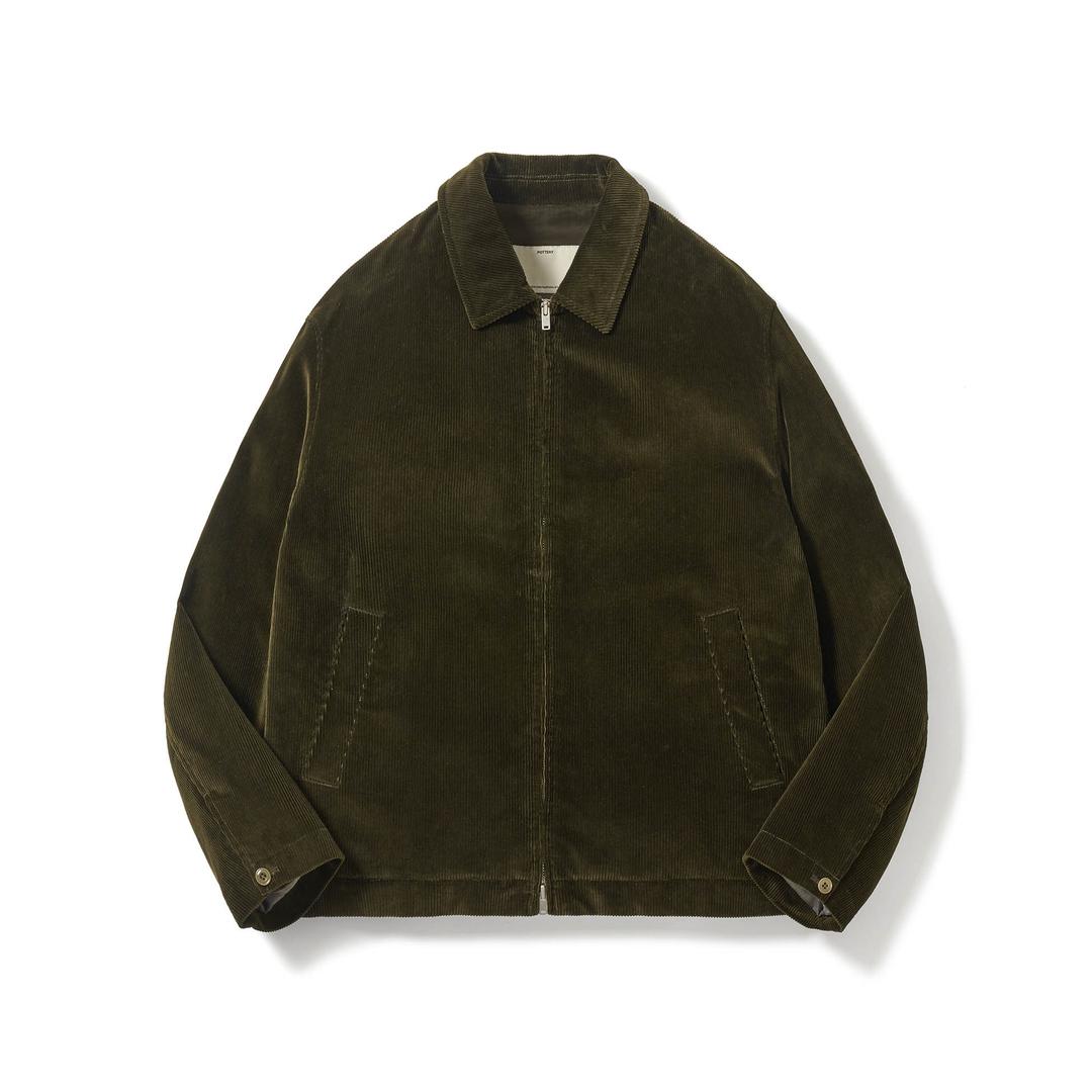 Corduroy Drizzler Jacket_Olive