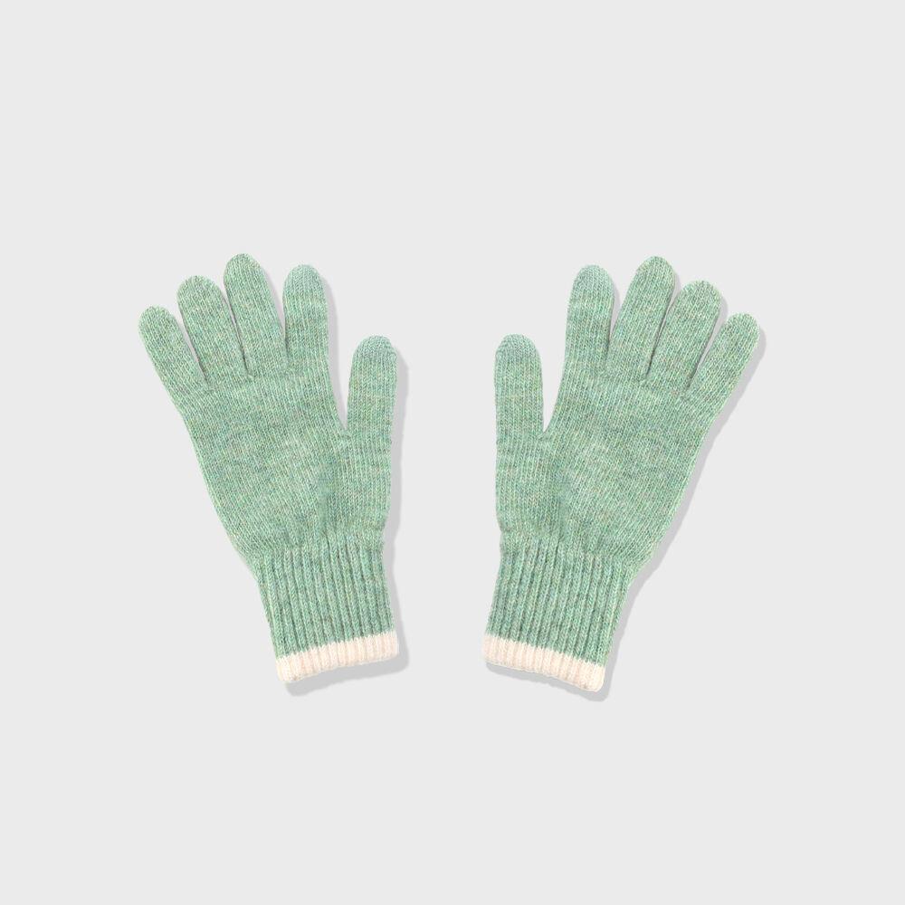 라인 울 장갑 [DUSTY GREEN]