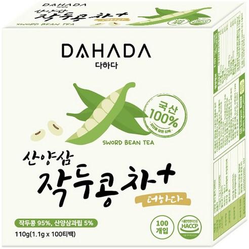 다하다 산양삼 작두콩차 더하다, 1.1g, 100개입, 1개 - 작두콩차 | 쿠팡