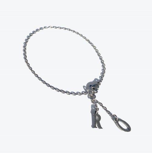 써지컬스틸 이니셜 포인트 체인 팔찌 (이니셜 변경가능)