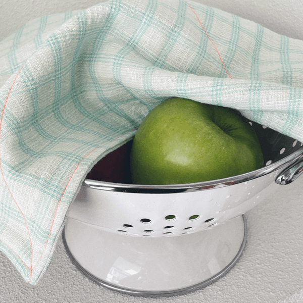 [JOLIE] Mint check kitchen cloth