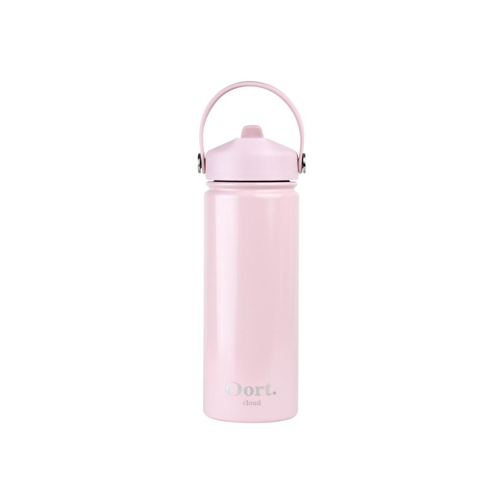 이중 진공 스텐 손잡이 빨대 텀블러 510ml 보온보냉 타피 텀블러 핑크