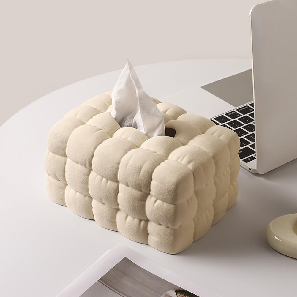 오브먼트 세라믹 퀼팅 귀여운 티슈케이스 3 TYPE