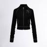 [Sculptor X Ed Hardy] Jersey Track Zip-Up Black