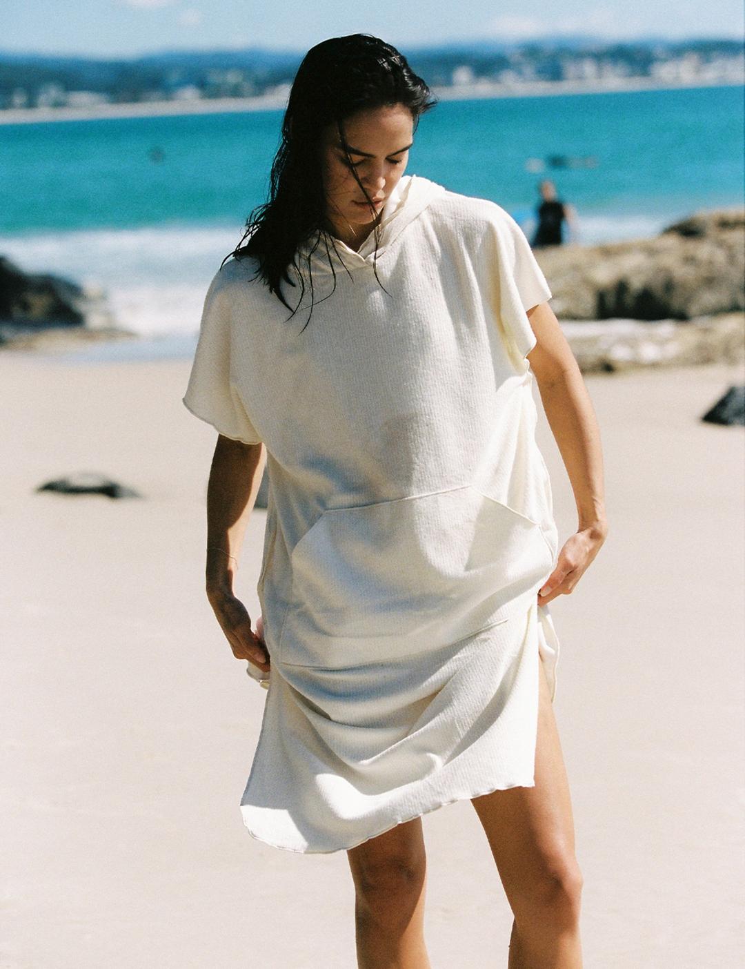 NOVA TERRY PONCHO_IVORY