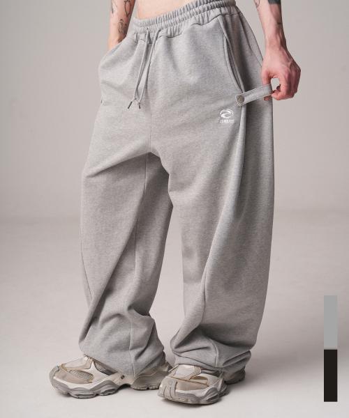 Pan Strap Wide Pants - 2COL