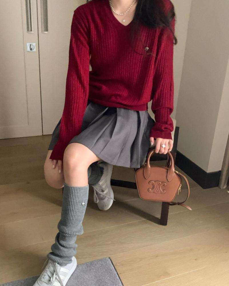 SALE 프리티영띵 튤립 주름 스커트 플리츠 미니 sk