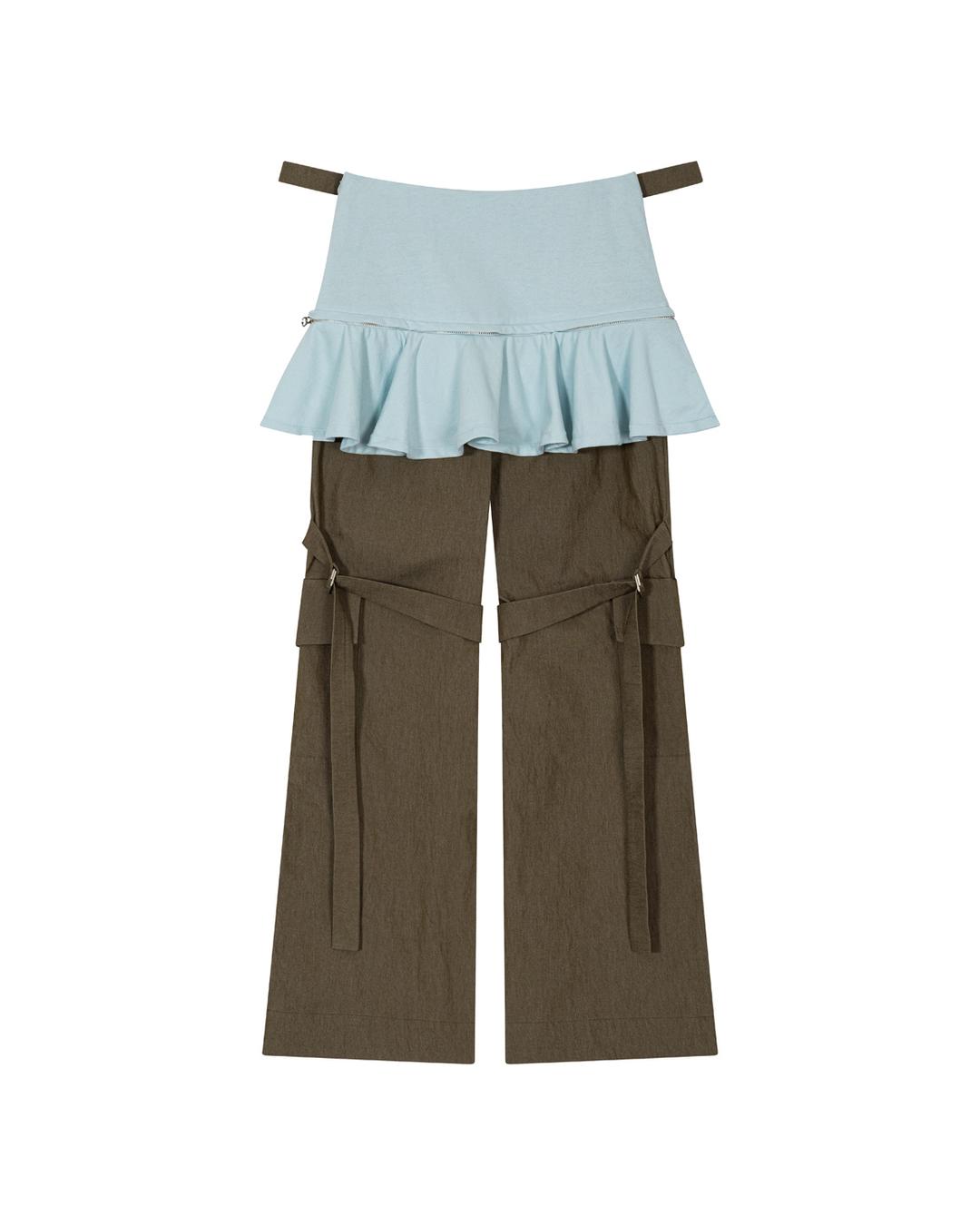Skirt cargo pants Khaki
