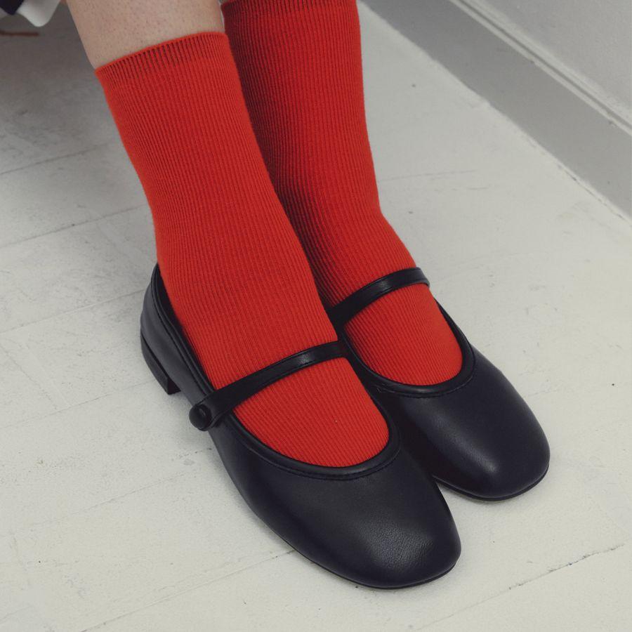 슈어 스트랩 메리제인_black