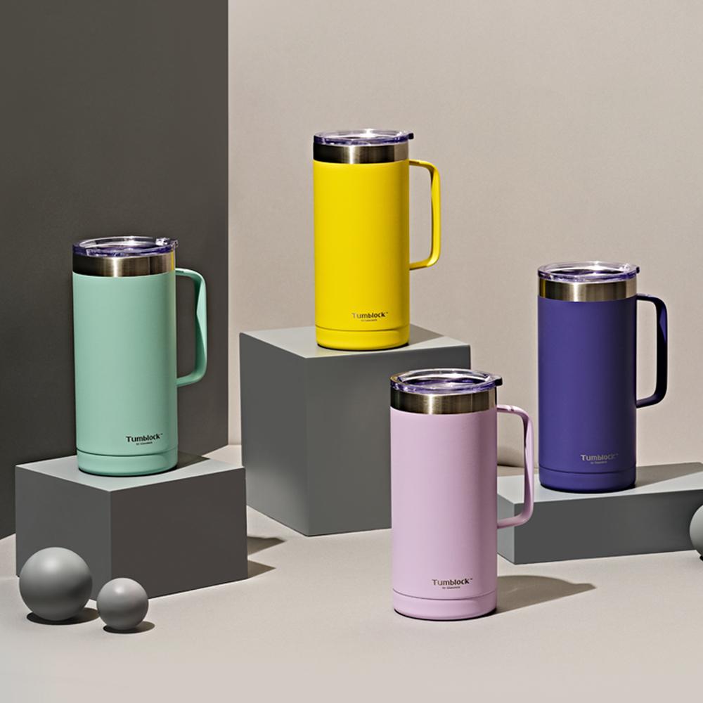 글라스락 플레인 머그 텀블러 500ml 1+1