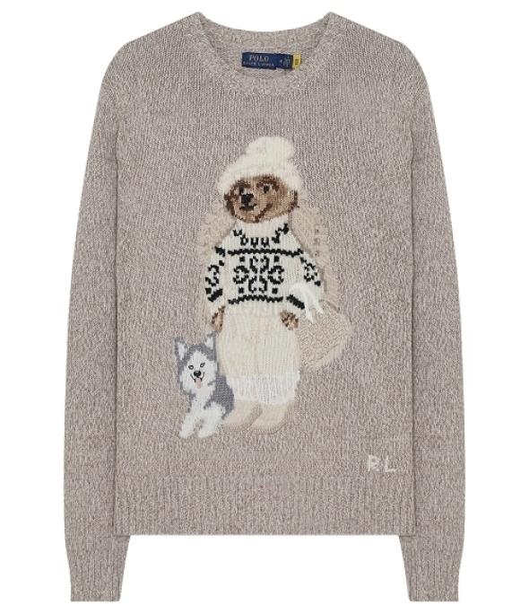 베어 코튼 블렌드 니트 (211881622001)