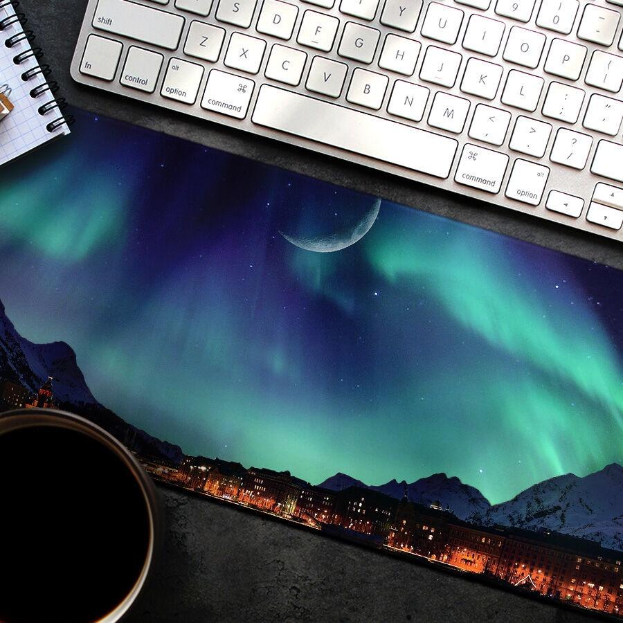 어떤 별들이 태어나고 있을까 로이크리티엘  논슬립 와이드 데스크매트 장패드 책상덮개