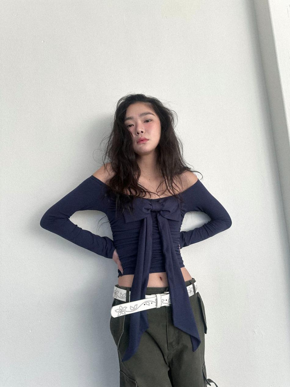 ribbon wang off top (2color)