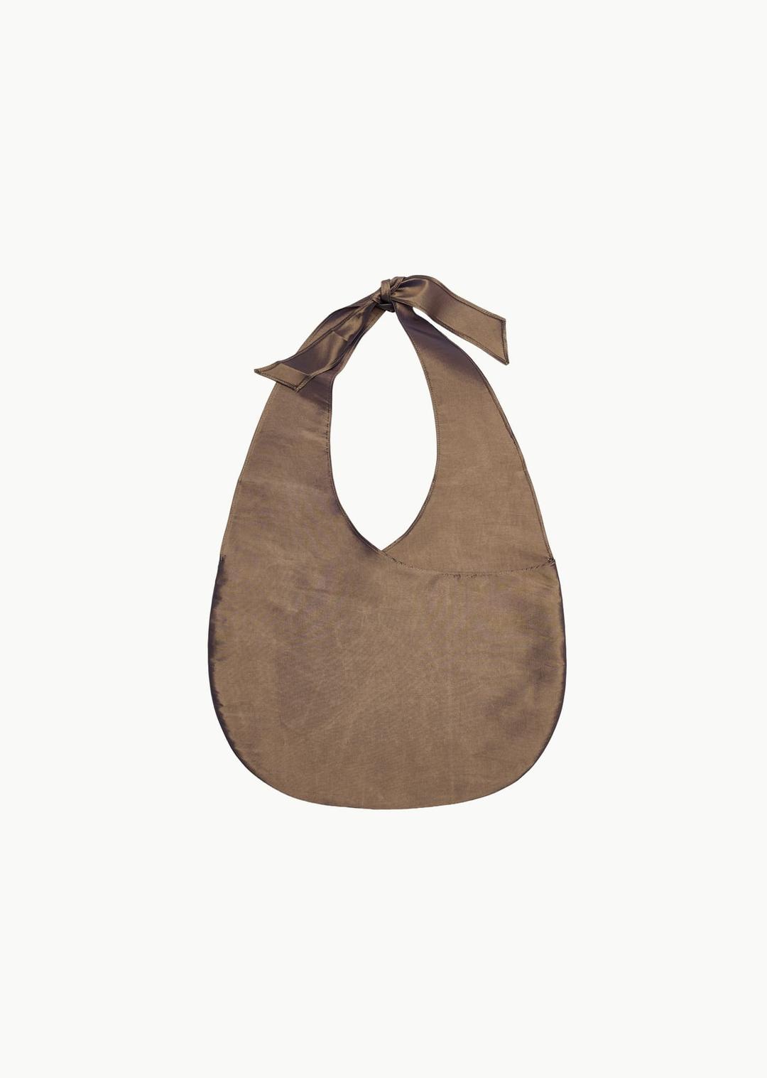 lune tote (taffeta ver.), navy carmel