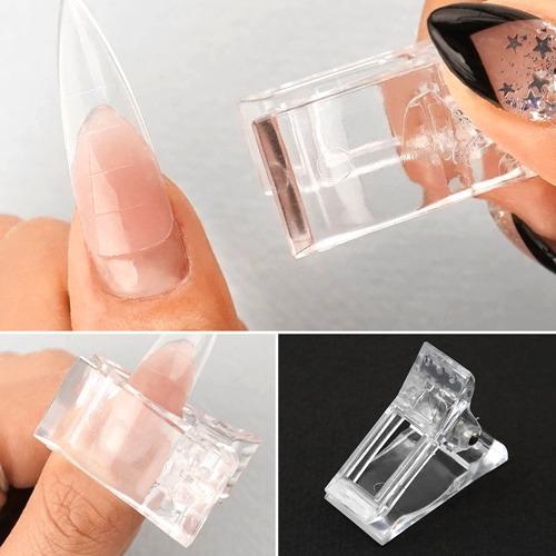 아크릴젤 연장 고정용 클립 /가이드팁 고정용/아크릴젤/네일연장