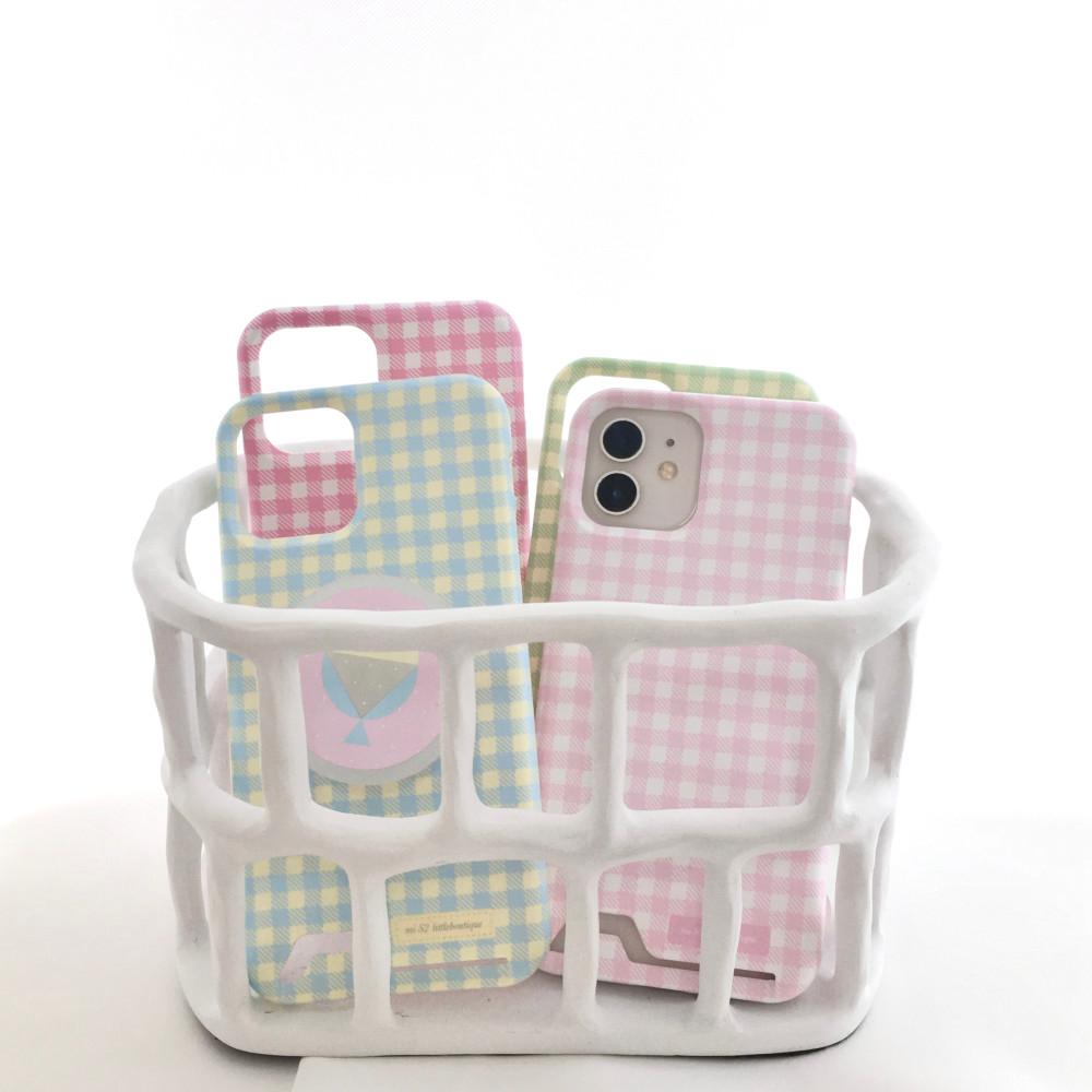 깅엄 체크 카드수납케이스