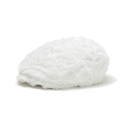 [NEW-10%] CLASSIC HUNTING CAP_ROSE FUR WHITE