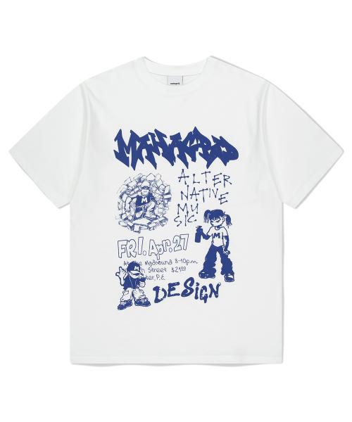 STREET CREW TEE WHITE(MG2FMMT532A)