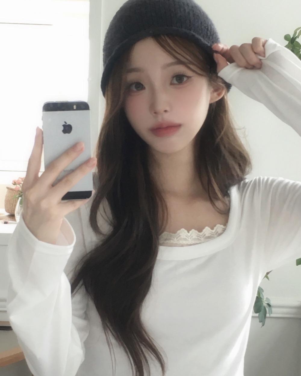 fruits lace button sleeveless