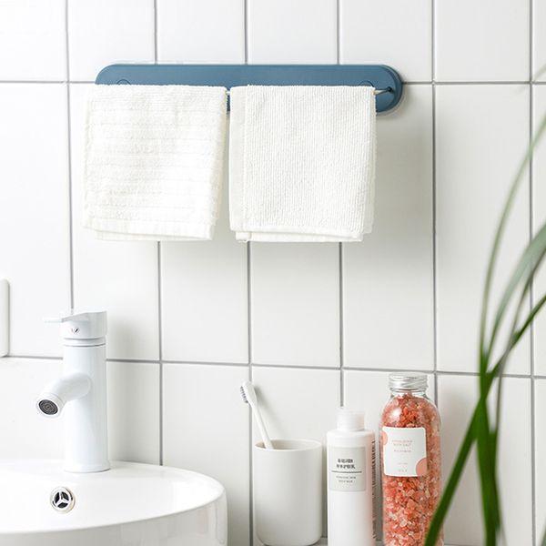 욕실 심플 스텐봉 실내화 수건걸이
