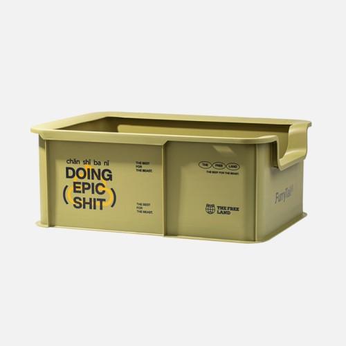 퓨리테일 캠프사이트 고양이 화장실(본체+매트+삽) - 빈티지그린