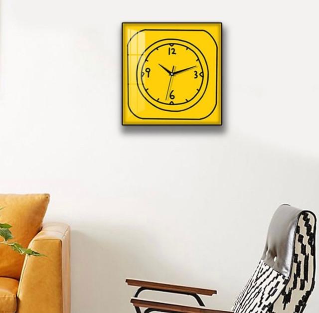 무소음 레트로 빈티지 손글씨 액자 벽시계 사무실 가게 학원 카페 인테리어