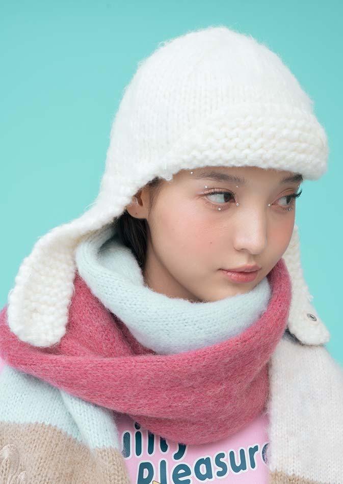 lotsyou_Regina`s Trapper Hat Ivory