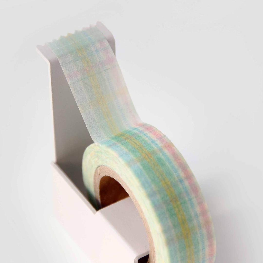 Spring Check Masking Tape [Powder Mint]