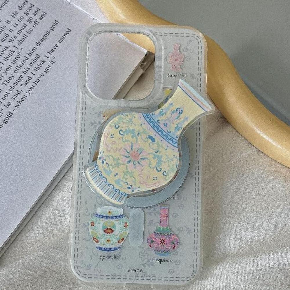 갓수 빈티지 화병 아이폰 케이스 스마트톡 세트