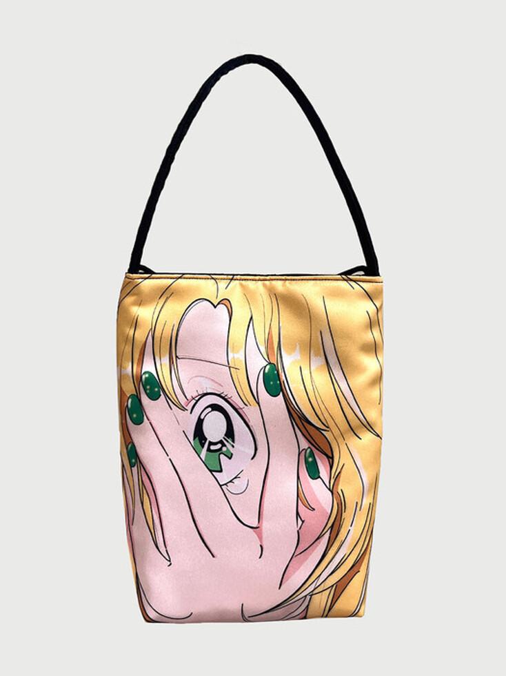 & SPEAK LOVE WAITS 애니메이션  투웨이 가방 블랙